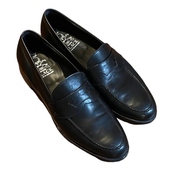 BARKER BLACK CROWN LOAFER - Rattlesden size us 12 - Picture 1 of 12